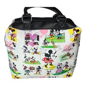 Disney Parks Mickey And Minnie Retro Handbag Satchel KG RR53